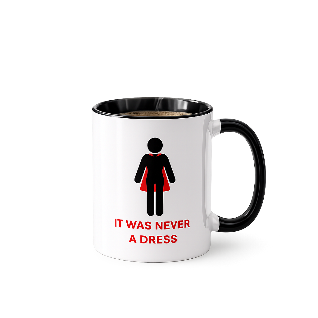 It Was Never A Dress Heat-activated Mug