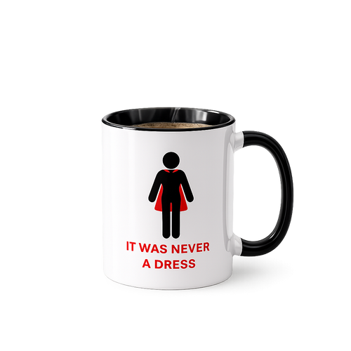 It Was Never A Dress Heat-activated Mug