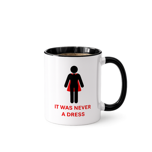 It Was Never A Dress Heat-activated Mug