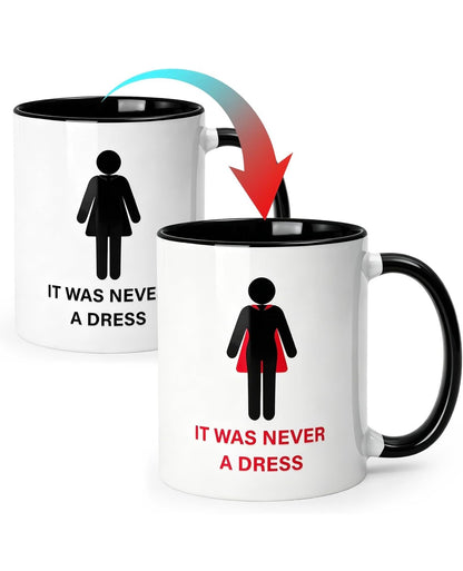 It Was Never A Dress Heat-activated Mug